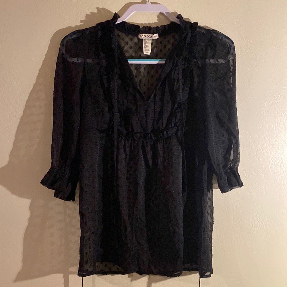 XX3 Small Black Blouse